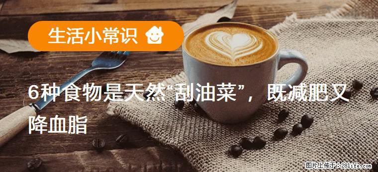 【生活小常识】6种食物是天然“刮油菜”，既减肥又降血脂 - 武威生活资讯 - 武威28生活网 wuwei.28life.net